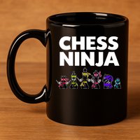 Cool Chess Art For Boy Chess Player Chess Lovers 11oz C Handle Ceramic Mug