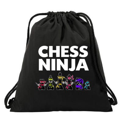 Cool Chess Art For Boy Chess Player Chess Lovers Drawstring Bag