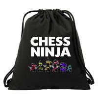 Cool Chess Art For Boy Chess Player Chess Lovers Drawstring Bag