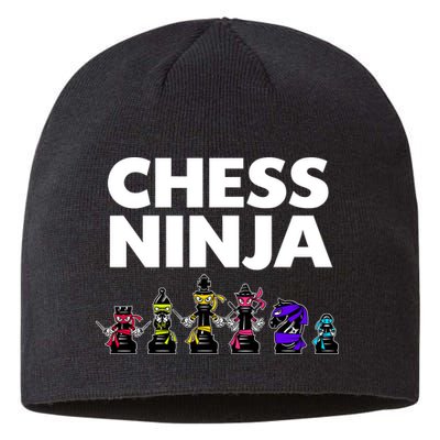 Cool Chess Art For Boy Chess Player Chess Lovers Sustainable Beanie