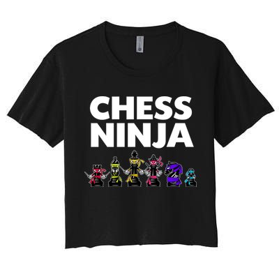 Cool Chess Art For Boy Chess Player Chess Lovers Crop Top