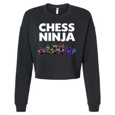 Cool Chess Art For Boy Chess Player Chess Lovers Cropped Pullover Crew