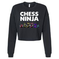 Cool Chess Art For Boy Chess Player Chess Lovers Cropped Pullover Crew