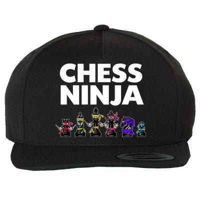 Cool Chess Art For Boy Chess Player Chess Lovers Wool Snapback Cap