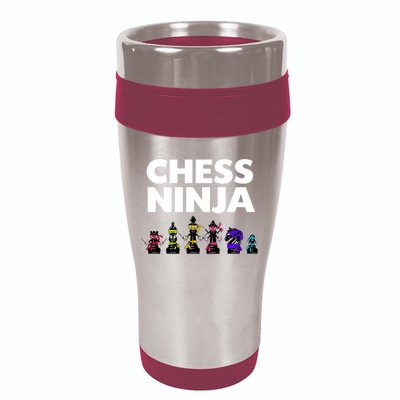 Cool Chess Art For Boy Chess Player Chess Lovers 16oz Travel Tumbler