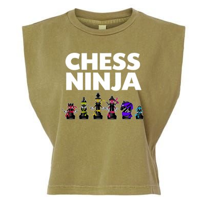 Cool Chess Art For Boy Chess Player Chess Lovers Garment-Dyed Women's Muscle Tee