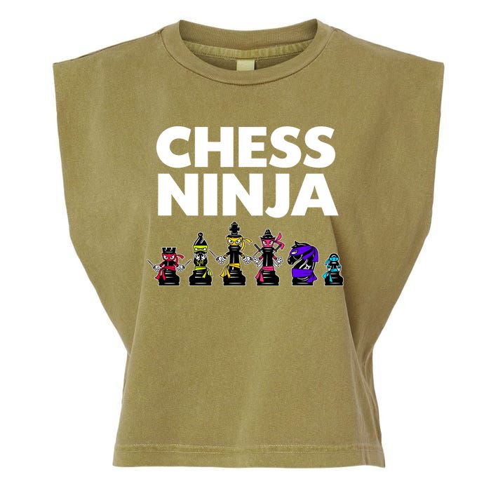 Cool Chess Art For Boy Chess Player Chess Lovers Garment-Dyed Women's Muscle Tee