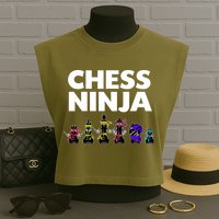 Cool Chess Art For Boy Chess Player Chess Lovers Garment-Dyed Women's Muscle Tee