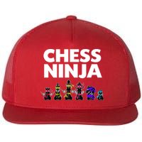 Cool Chess Art For Boy Chess Player Chess Lovers Flat Bill Trucker Hat