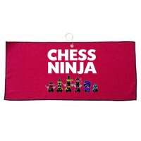 Cool Chess Art For Boy Chess Player Chess Lovers Large Microfiber Waffle Golf Towel