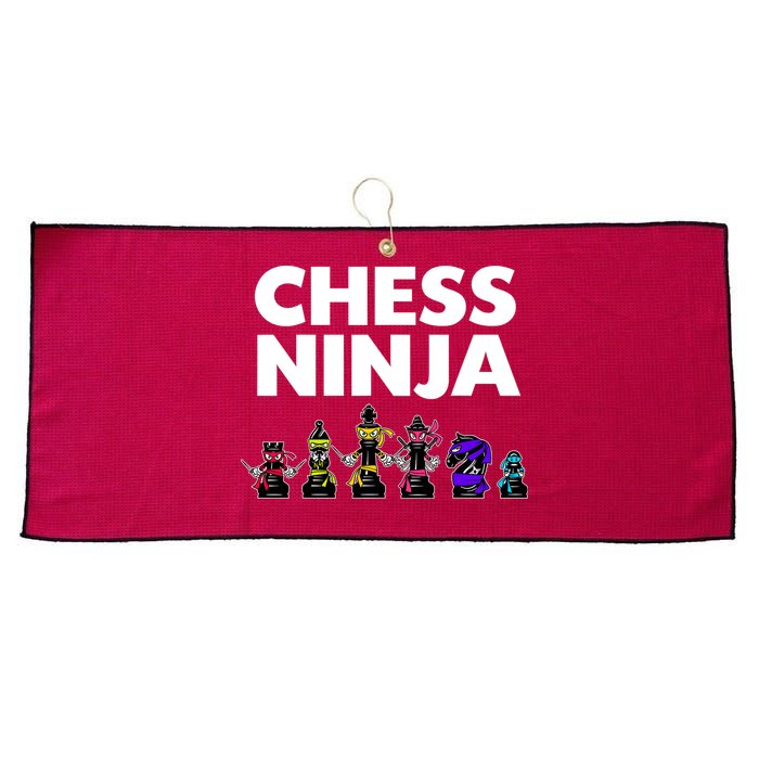 Cool Chess Art For Boy Chess Player Chess Lovers Large Microfiber Waffle Golf Towel