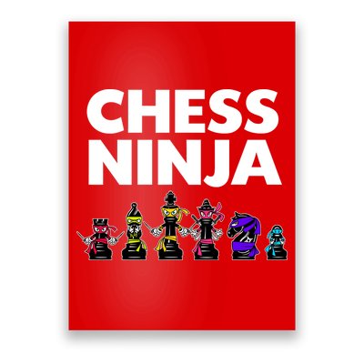 Cool Chess Art For Boy Chess Player Chess Lovers Poster
