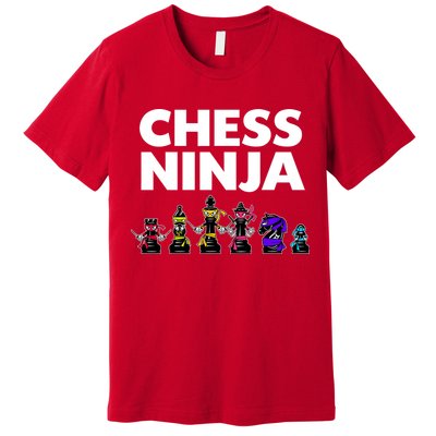 Cool Chess Art For Boy Chess Player Chess Lovers Premium T-Shirt