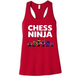 Cool Chess Art For Boy Chess Player Chess Lovers Women's Racerback Tank