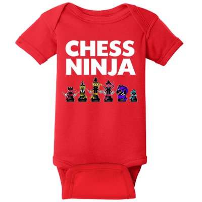 Cool Chess Art For Boy Chess Player Chess Lovers Baby Bodysuit