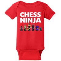 Cool Chess Art For Boy Chess Player Chess Lovers Baby Bodysuit