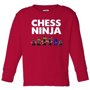 Cool Chess Art For Boy Chess Player Chess Lovers Toddler Long Sleeve Shirt