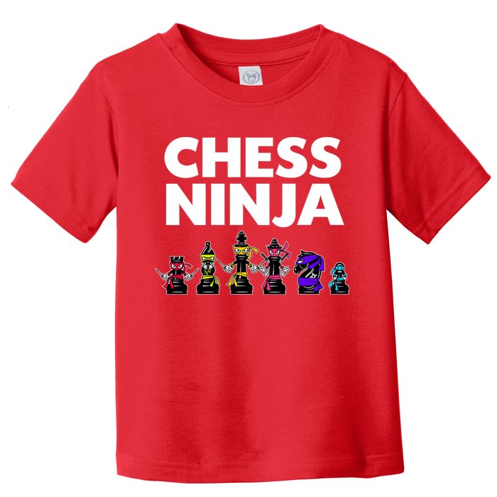Cool Chess Art For Boy Chess Player Chess Lovers Toddler T-Shirt