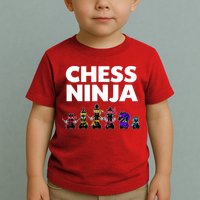Cool Chess Art For Boy Chess Player Chess Lovers Toddler T-Shirt