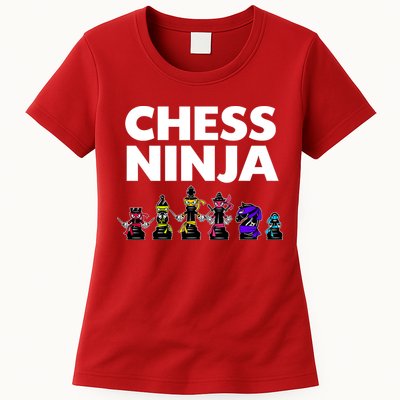 Cool Chess Art For Boy Chess Player Chess Lovers Womens T-Shirt