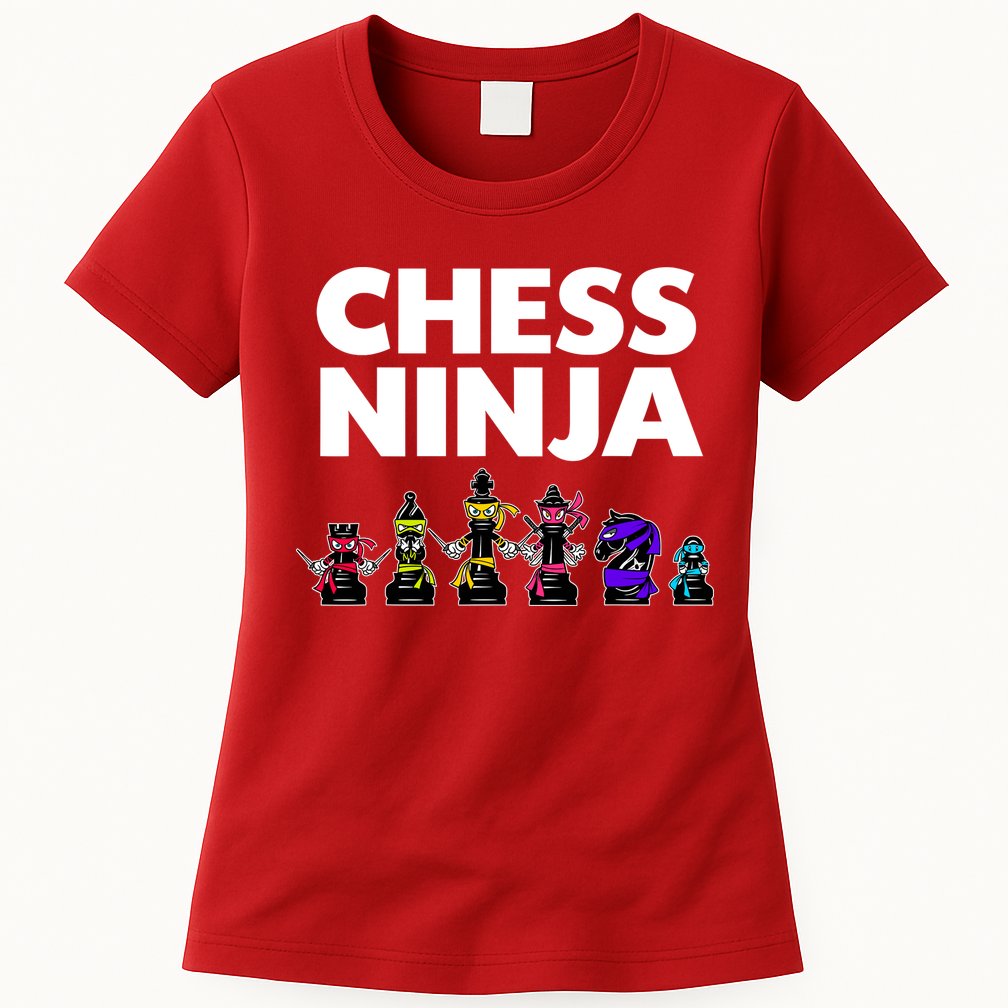 Cool Chess Art For Boy Chess Player Chess Lovers Womens T-Shirt