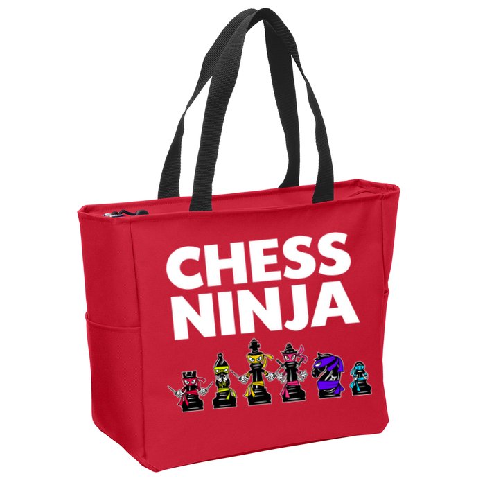Cool Chess Art For Boy Chess Player Chess Lovers Zip Tote Bag