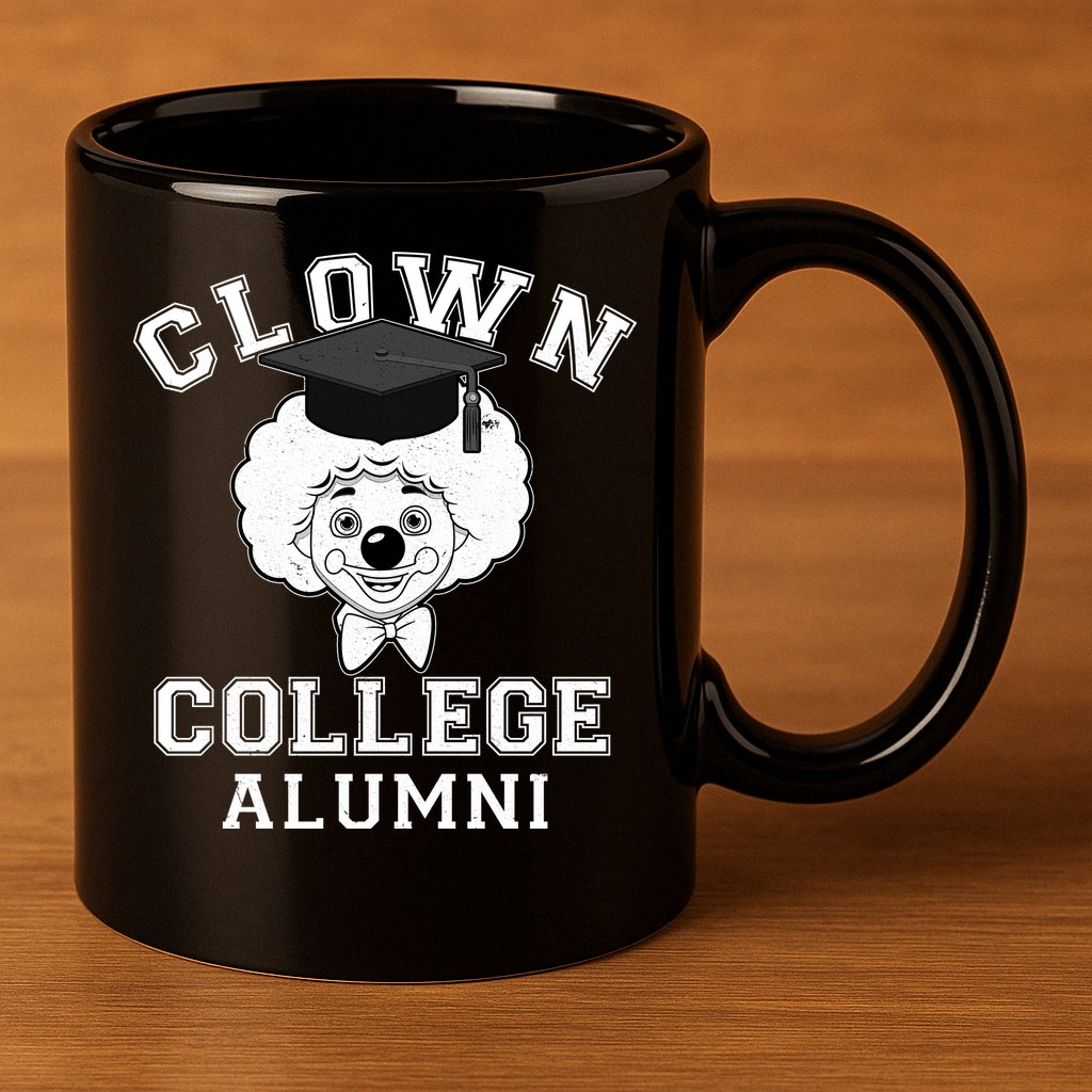 Clown College Alumni 11oz C Handle Ceramic Mug