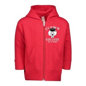 Clown College Alumni Toddler Zip Fleece Hoodie