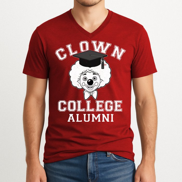 Clown College Alumni V-Neck T-Shirt