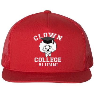 Clown College Alumni Flat Bill Trucker Hat