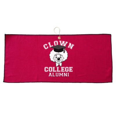 Clown College Alumni Large Microfiber Waffle Golf Towel