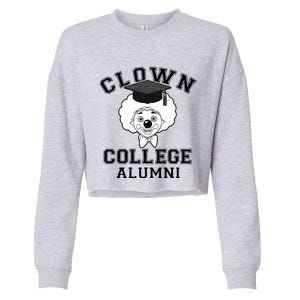 Clown College Alumni Cropped Pullover Crew