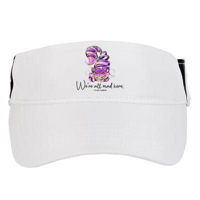 Chesire Cat Alice In Wonderland WeRe All Mad Here Adult Drive Performance Visor