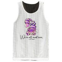 Chesire Cat Alice In Wonderland WeRe All Mad Here Mesh Reversible Basketball Jersey Tank