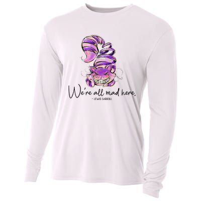 Chesire Cat Alice In Wonderland WeRe All Mad Here Cooling Performance Long Sleeve Crew