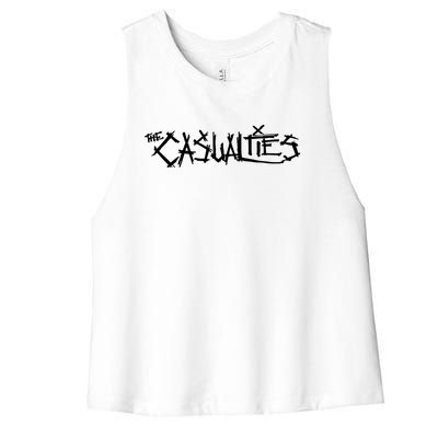 CASUALTIES Women's Racerback Cropped Tank