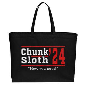 Chunk Classic Arts Funny Movie Awesome Apparel Sloth 24 Cotton Canvas Jumbo Tote