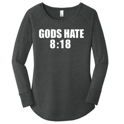 Closed Casket Activities GodS Hate 8 18 Women's Perfect Tri Tunic Long Sleeve Shirt