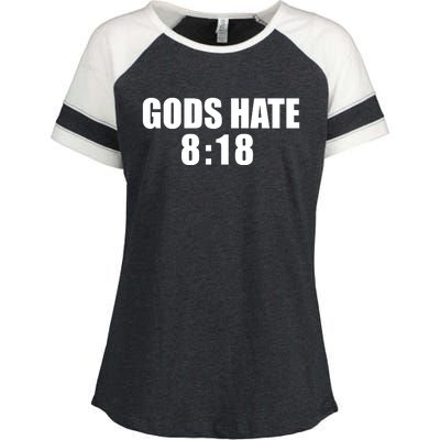 Closed Casket Activities GodS Hate 8 18 Enza Ladies Jersey Colorblock Tee