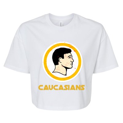 Caucasians Bella+Canvas Jersey Crop Tee