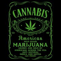 Cannabis Drawstring Bag