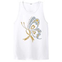 Childhood Cancer Awareness Gold Butterfly Warrior Supporter PosiCharge Competitor Tank