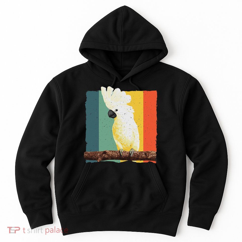 Cool Cockatoo Art For Women Parrot Lover Goffin Cockatoo Hoodie