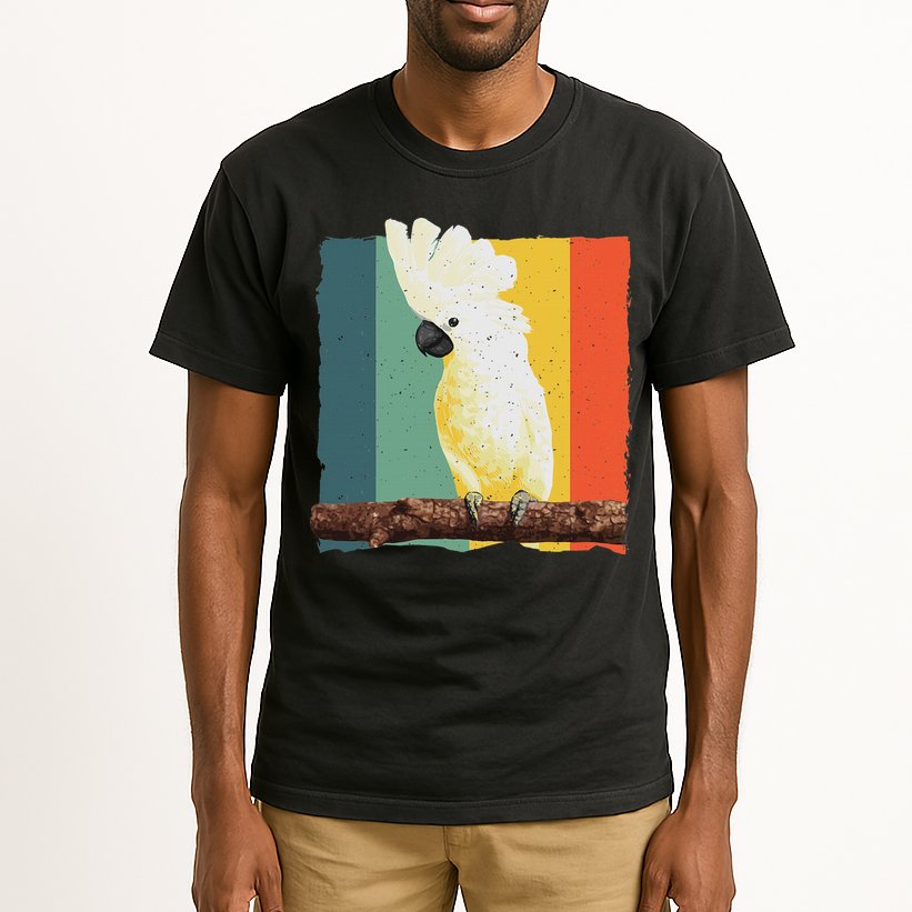 Cool Cockatoo Art For Women Parrot Lover Goffin Cockatoo Tall T-Shirt
