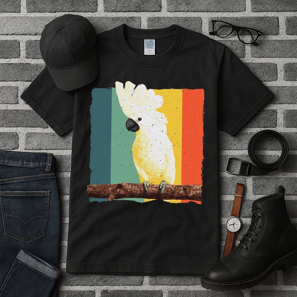 Cool Cockatoo Art For Women Parrot Lover Goffin Cockatoo Tall T-Shirt