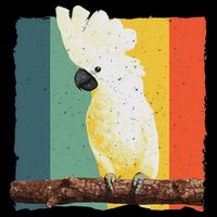 Cool Cockatoo Art For Women Parrot Lover Goffin Cockatoo Tall T-Shirt
