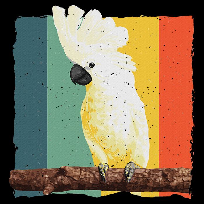 Cool Cockatoo Art For Women Parrot Lover Goffin Cockatoo Tall T-Shirt