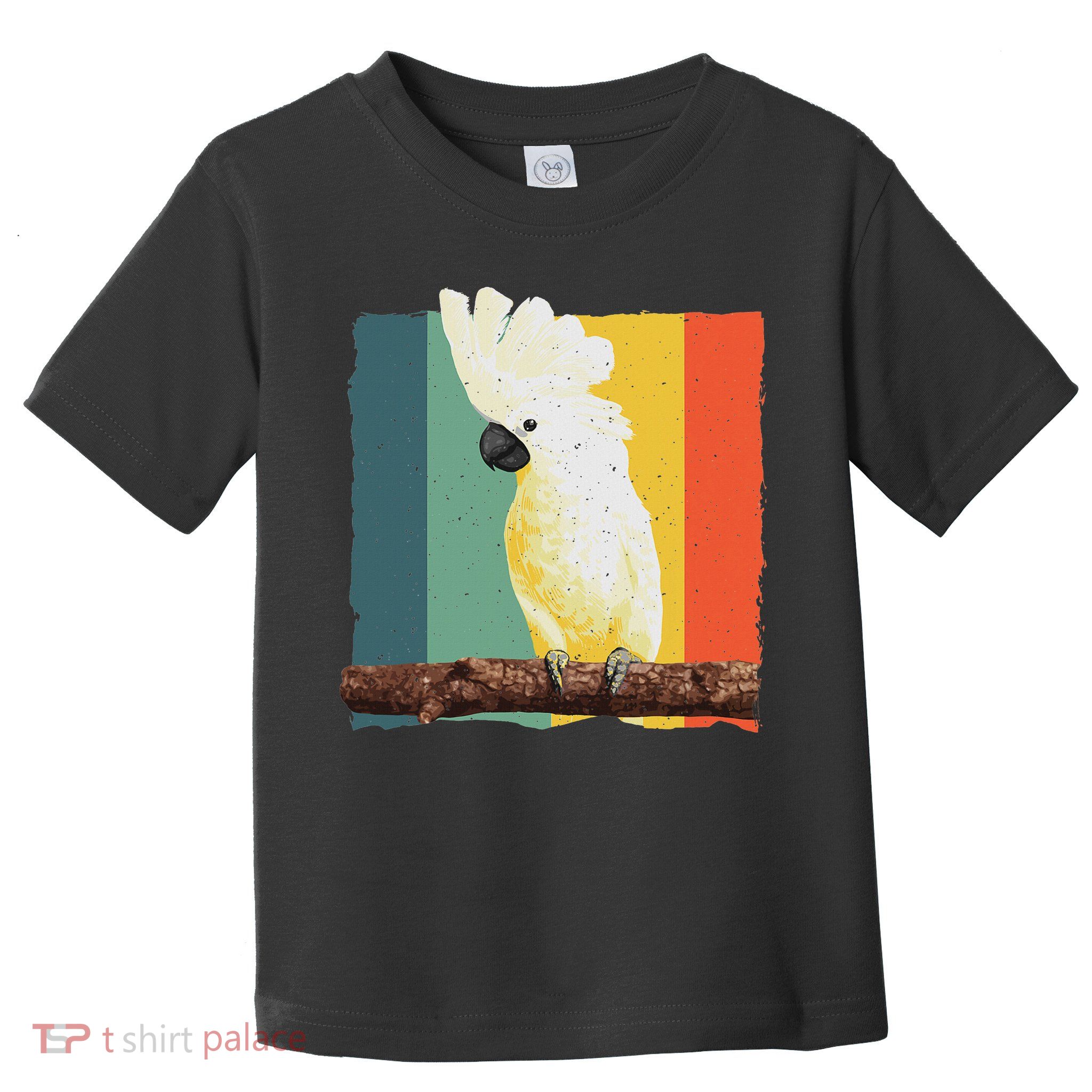 Cool Cockatoo Art For Women Parrot Lover Goffin Cockatoo Toddler T-Shirt