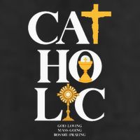 Catholic 11oz C Handle Ceramic Mug