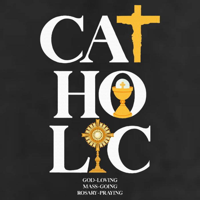 Catholic 11oz C Handle Ceramic Mug